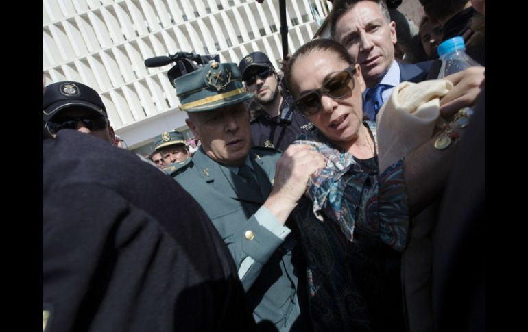 La española ingresó a la prisión para cumplir la pena de dos años por el blanqueo de beneficios ilícitos. EFE / ARCHIVO