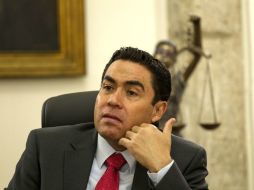 Luis Carlos Vega Pámanes se congratula por el trabajo realizado por los maestrantes del Supremo Tribunal de Justicia. EL INFORMADOR / ARCHIVO