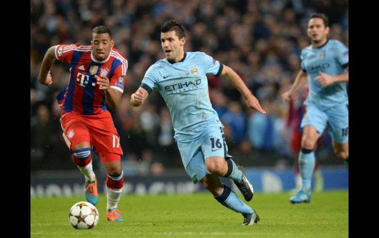 Sergio Agüero salva a su equipo de una eliminación casi segura. AFP / O. Scarff