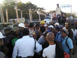 Los manifestantes estuvieron bloqueando la avenida Laureles a la altura de Arco de Triunfo. EL INFORMADOR / J. Mendoza