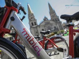 El programa MiBici inicia el próximo lunes en Guadalajara, con el préstamo de 860 bicicletas. EL INFORMADOR / F. Atilano