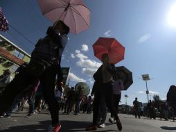 Las organizaciones han acordado no parar hasta encontrar a los estudiantes. AFP / P. Pardo