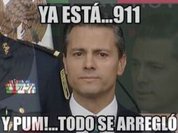 Los memes no se hicieron esperar y comenzaron a burlarse del 911 mexicano. TWITTER / Especial