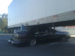 El hecho complica la vialidad en la circulación sobre todo en el sentido hacia Morelia. ESPECIAL /