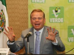 Arturo Escobar, líder del Partido Verde subraya que no se le puede negar a la sociedad el derecho de salir de la pobreza. NTX / ARCHIVO