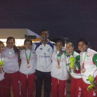 Selección femenil mexicana de rugby 7 gana bronce en JCC