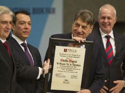 Tras las palabras de inauguración se entregó el Premio de Literatura en Lenguas Romances al escritor italiano Claudio Magris. EL INFORMADOR / J. Mendoza