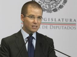 Anaya Cortés realizó un recuento a dos años del inicio de la actual administración. NTX / ARCHIVO