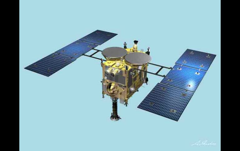 El dispositivo busca recolectar polvo del subsuelo de un cuerpo celeste rocoso que contiene carbono y agua. ESPECIAL / jspec.jaxa.jp