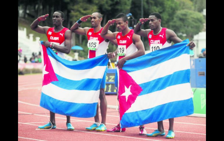 En el atletismo, de las 45 medallas de oro en disputa, los cubanos se adjudicaron 23. EFE / M. Castillo