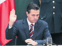 El Presidente Enrique Peña Nieto envió la semana pasada un plan para fortalecer el Estado de derecho. NTX / ARCHIVO