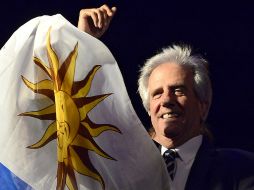 Vázquez asumirá su segundo mandato a partir del 1 de marzo de 2015. AFP / P. Porciuncula