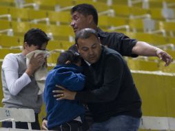 El altercado empañó la vuelta de cuartos de final, que Rayados le ganó a los Zorros por 2-0. MEXSPORT / S. Molina