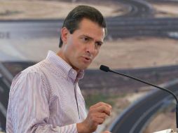 El Presidente explicó que su iniciativa busca implementar un mando policiaco único para que las instituciones sean más sólidas. NTX / ARCHIVO