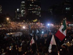A su llegada al Ángel de la Independencia, el eco sobre paseo de la Reforma fue: 'Rompimos el miedo de salir a las calles'. SUN / RCC