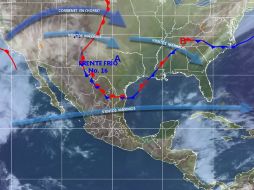 El organismo indica que en gran parte del país habrá ambiente estable y seco. ESPECIAL / smn.conagua.gob.mx