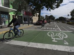 Señalan que aunque aún falta reglamentar algunos aspectos relacionados con espacios para el ciclista, se sancionaría. EL INFORMADOR / F. Atilano