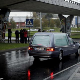 Entierran a fanático que murió en el Atleti-Depor