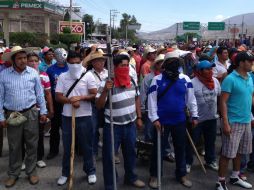 Los manifestantes demandan la presentación con vida de los 43 normalistas de Ayotzinapa. NTX / ARCHIVO