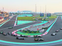 Abu Dhabi. La última carrera del 2014 donde se repartieron puntos dobles. AFP / ARCHIVO