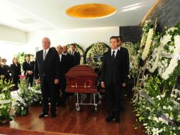 Ayer, el Presidente Peña, Murillo Karam y Osorio Chong asistieron al funeral del ministro Valls. SUN / ARCHIVO