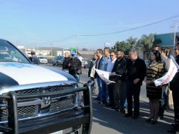 Autoridades municipal dieron el banderazo de salida al operativo. TWITTER / @CsocialTonala