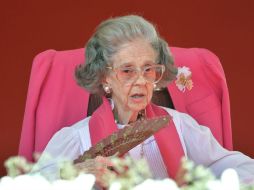 A lo largo de los años se había ido encogiendo debido a una artrosis que la obligó a usar una silla de ruedas. AFP / E. Lalmand