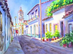 La zona arquitectónica de la isla, está destaca por su sincretismo, donde se conjuga lo prehispánico con el carácter religioso. EL INFORMADOR /