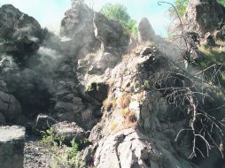 El Ceboruco le recuerda a los visitantes constantemente que está vivo, aunque hay una gran seguridad. EL INFORMADOR / J. Pérez