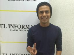 El artista, que fusiona en su disco ritmos de cumbia, pop y salsa, desea contagiar con su original propuesta al público nacional. EL INFORMADOR / E. Esparza