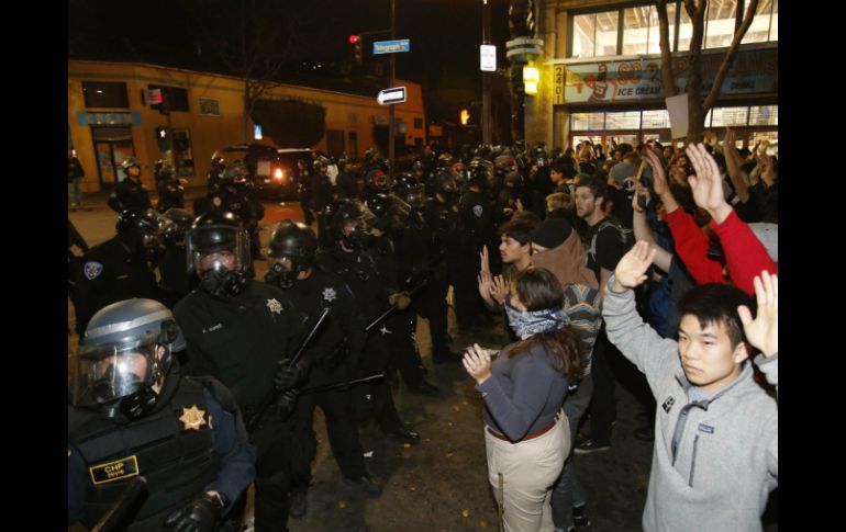 Miles de manifestantes han protestado de forma pacífica en Nueva York y otros lugares de Estados Unidos. AFP / S. Lam