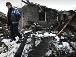 Por la mañana se escucha un sólo bombardeo en el bastión rebelde de Donetsk. AFP / E. Feferberg