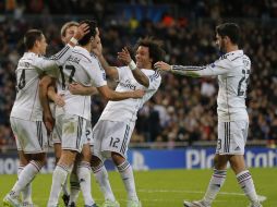 El Real Madrid culminó su fase de clasificación en la Liga de Campeones con una cómoda victoria. AP / D. Ochoa