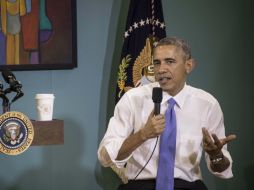 Barack Obama participó en un foro sobre migración en Nashville, Tennesse. AFP / N. Kamm