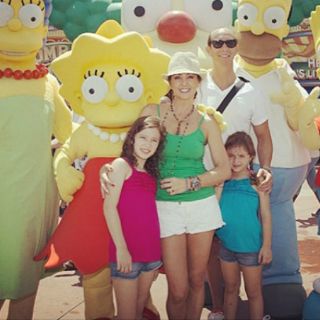 Andrea Legarreta comparte convivencia con su familia