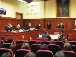 En su ponencia destacó que su área tuvo un ingreso de cuatro mil 135 asuntos y se resolvieron más de la mitad. NTX / ARCHIVO