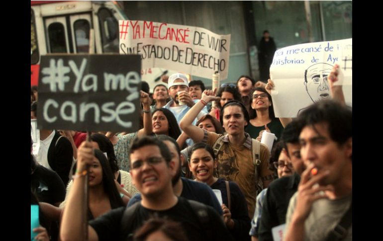 Representante de AI manifiesta que las protestas sociales continuaran a lo largo de México y varios países. EL INFORMADOR / ARCHIVO