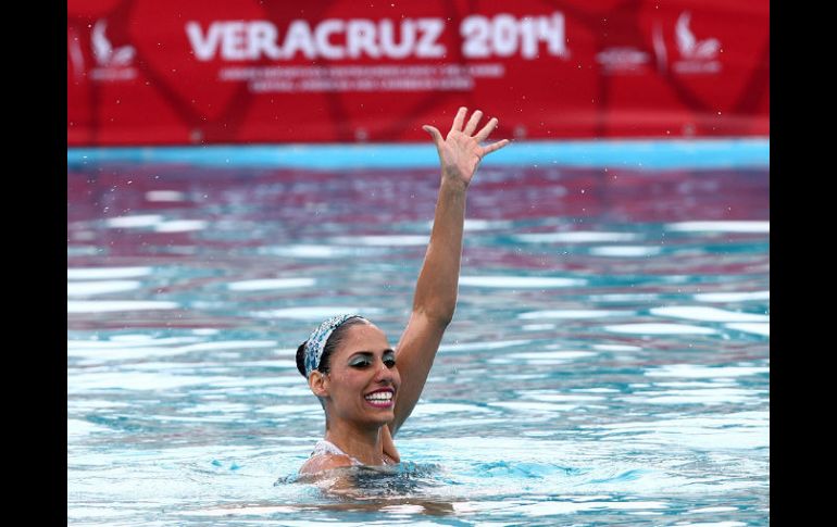 Nuria Diosdado participó en los JCC Veracruz 2014 donde ganó siete medallas de oro. ESPECIAL / deporte.gob.mx