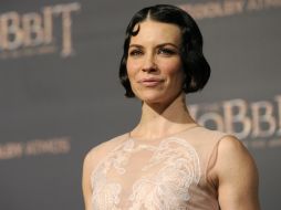 La actriz interpreta a la elfa 'Tauriel' en la tercera película de la saga 'El Hobbit: la batalla de los cinco  ejércitos'. AP / C. Pizzelo.