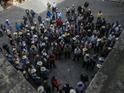 Se espera que hoy lleguen otros 100 campesinos que apoyarán a sus compañeros. EL INFORMADOR / F. Atilano
