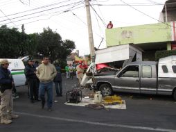 Las autoridades detuvieron al conductor para entregarlo a la Fiscalía. EL INFORMADOR /