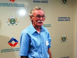 Egydio Schwade presenta un libro con narraciones e ilustraciones de los waimiri-atroaris. FACEBOOK / José Ricardo Wendling