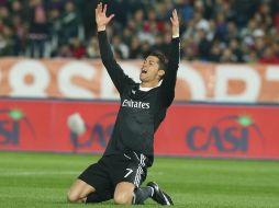 El delantero supera su marca y alcanza a los históricos goleadores de España. EFE / C. Barba