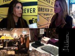 Maya entrevista a Arlete, pier managger de la tienda; y Cassandra, blogger y asesora de imagen. EL INFORMADOR /