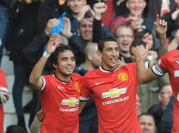 Además del 'Fideo' (d) el Manchester cuenta con otras cinco bajas en sus filas, todos por lesiones. EFE / ARCHIVO