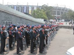 El encuentro entre Tigres de la UANL y las Águilas del América será resguardado por 4 mil 500 uniformados. NTX / ARCHIVO