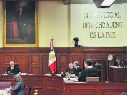 La Suprema Corte de Justicia de la Nación renovará su presidencia en enero próximo. NTX / ARCHIVO
