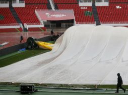 Tras el partido de La Máquina y Sydney Wanderers, se determinó jugar en otro estadio. EFE / C. Moya