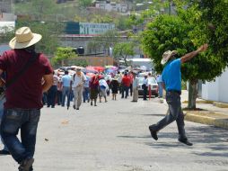 A los manifestantes les fue prohibida la entrada por ser un evento privado, lo que inició el conflicto. NTX / ARCHIVO