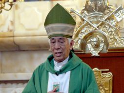 Antonio Ortega Franco invita a los feligreses a dejar la 'cara de piedra' y venir alegres a la Iglesia. NTX / ARCHIVO